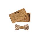 Fashion, accesorii si bijuterii - Barbati - Accesorii barbati - Cravate si papioane barbati - Papion din Lemn HH317, Handmade, in Cutie Premium Personalizata - Infinity.ro