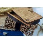 Fashion, accesorii si bijuterii - Barbati - Accesorii barbati - Cravate si papioane barbati - Papion din Lemn HH352, Handmade, in Cutie Premium Personalizata - Infinity.ro