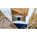 Fashion, accesorii si bijuterii - Barbati - Accesorii barbati - Cravate si papioane barbati - Papion din Lemn HH283, Handmade, in Cutie Premium Personalizata - Infinity.ro