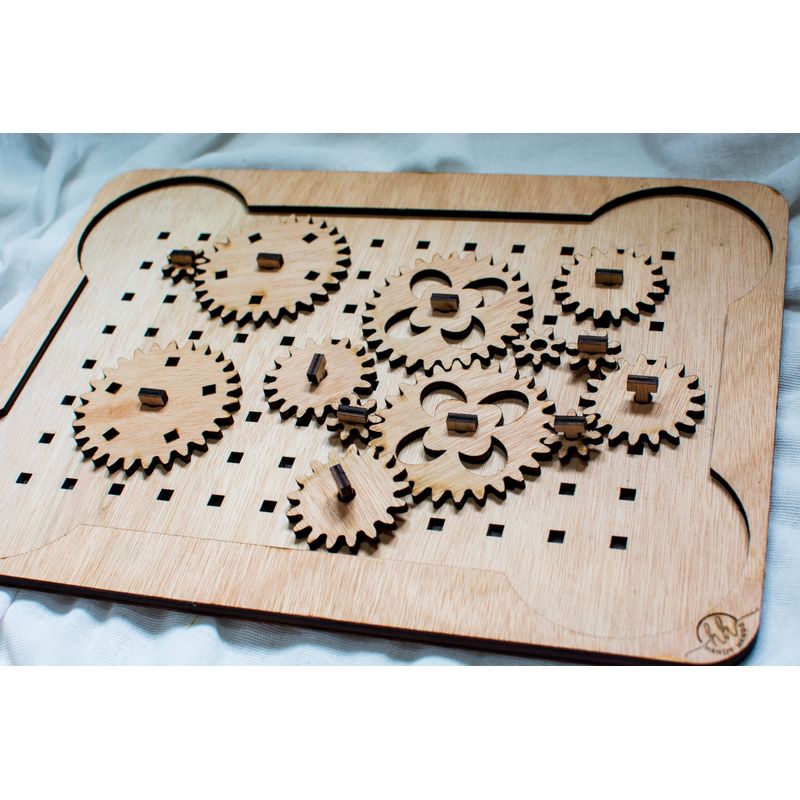 Jucarii, Copii si Bebe - Jucarii si jocuri - Jucarii & jocuri educative - Jocuri si jucarii educative - Joc Personalizabil, HandyHands, educativ Montessori de logica cu rotite - 49 L x 36 H (cm) - Infinity.ro