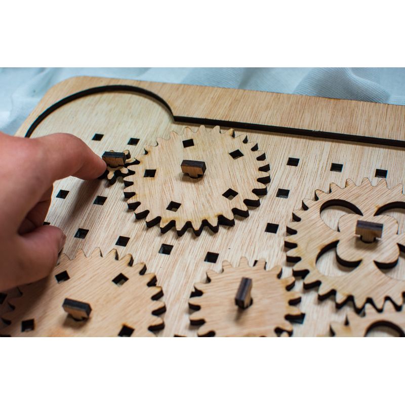 Jucarii, Copii si Bebe - Jucarii si jocuri - Jucarii & jocuri educative - Jocuri si jucarii educative - Joc Personalizabil, HandyHands, educativ Montessori de logica cu rotite - 49 L x 36 H (cm) - Infinity.ro