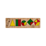 Jucarii, Copii si Bebe - Jucarii si jocuri - Jucarii & jocuri educative - Jocuri si jucarii educative - Puzzle din lemn Personalizabil HandyHands - Forme Geometrice catel si pisica - 30 L x 9 H (cm) - Infinity.ro