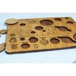 Jucarii, Copii si Bebe - Jucarii si jocuri - Jucarii & jocuri educative - Jocuri si jucarii educative - Puzzle din lemn Planete si sistemul solar - 28 L x 21 H (cm) - Infinity.ro