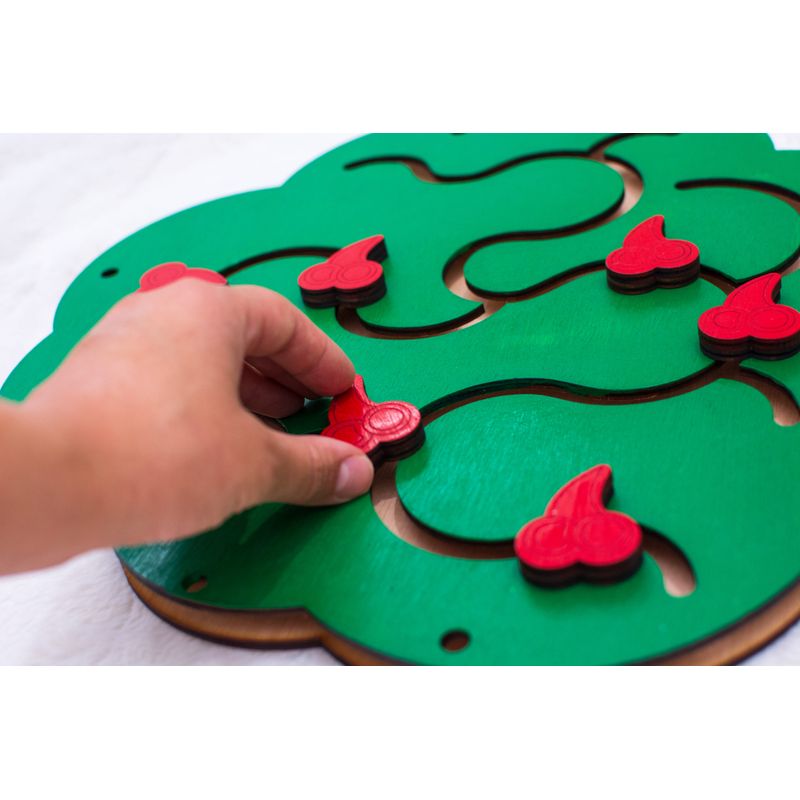 Jucarii, Copii si Bebe - Jucarii si jocuri - Jucarii & jocuri educative - Jocuri si jucarii educative - Joc Personalizabil, HandyHands, educativ Montessori Labirint Copac - 27 L x 26 H (cm) - Infinity.ro
