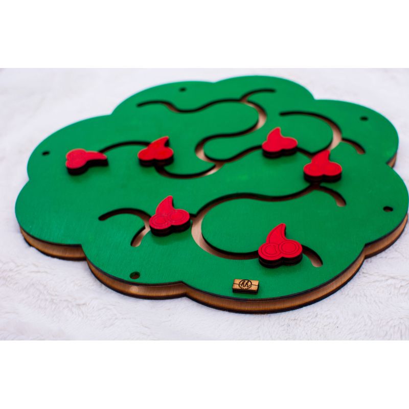 Jucarii, Copii si Bebe - Jucarii si jocuri - Jucarii & jocuri educative - Jocuri si jucarii educative - Joc Personalizabil, HandyHands, educativ Montessori Labirint Copac - 27 L x 26 H (cm) - Infinity.ro