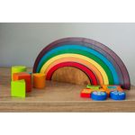 Jucarii, Copii si Bebe - Jucarii si jocuri - Jucarii & jocuri educative - Jocuri si jucarii educative - Joc Personalizabil, HandyHands, educativ Montessori Curcubeu - 34 L x 14 H (cm) - Infinity.ro