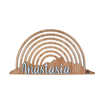 Jucarii, Copii si Bebe - Jucarii si jocuri - Jucarii & jocuri educative - Jocuri si jucarii educative - Joc Personalizabil, HandyHands, educativ Montessori Curcubeu de crosetat sau desenat personalizat - 57 L x 30 H (cm) - Infinity.ro