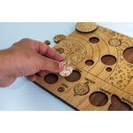 Jucarii, Copii si Bebe - Jucarii si jocuri - Jucarii & jocuri educative - Jocuri si jucarii educative - Puzzle din lemn Planete si sistemul solar - 36 L x 27 H (cm) - Infinity.ro
