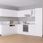Casa si Gradina - Mobilier - Comode si corpuri - Corpuri bucatarie - Set dulapuri de bucatarie, 14 piese, alb, PAL - Infinity.ro