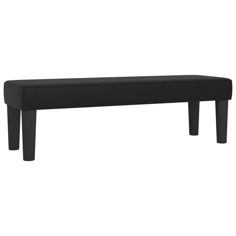 Casa si Gradina - Mobilier - Paturi si accesorii - Paturi - Pat box spring cu saltea, negru, 180x200 cm, piele ecologica - Infinity.ro