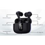 TV, Audio-Video si Foto - Portabile audio - Casti audio - Casti wireless DolphinMC®, Bluetooth 5.3, fara fir,Reducere dubla a zgomotului ENC+ANC Afisare LED, Autonomie 25 h,Negru - Infinity.ro