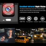 Auto si Moto - Electronice auto - Camere auto si DVR - Camera auto DVR by DolphinMC®,Dash Cam video 1920 1080P, Night Vision, Wi-Fi, G-Senzor, unghi vizualizare 170 Full HD - Infinity.ro