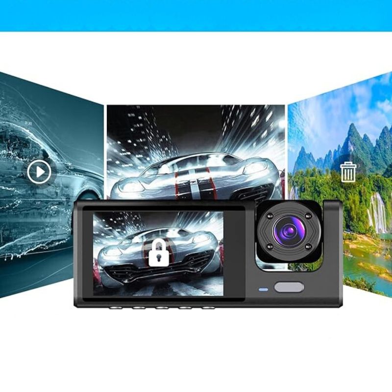 Auto si Moto - Electronice auto - Camere auto si DVR - Camera auto DVR by DolphinMC®,Dash Cam video 1920 1080P, Night Vision, Wi-Fi, G-Senzor, unghi vizualizare 170 Full HD - Infinity.ro