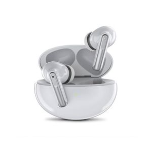 Casti wireless, DolphinMC®,Bluetooth 5.3,  Reducere dubla a zgomotului, Incarcare wireless,  Autonomie 24 h, Alb