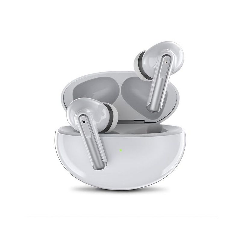 TV, Audio-Video si Foto - Portabile audio - Casti audio - Casti wireless, DolphinMC®,Bluetooth 5.3,  Reducere dubla a zgomotului, Incarcare wireless,  Autonomie 24 h, Alb - Infinity.ro