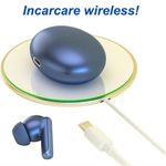 TV, Audio-Video si Foto - Portabile audio - Casti audio - Casti wireless, DolphinMC®,Bluetooth 5.3,  Reducere dubla a zgomotului, Incarcare wireless,  Autonomie 24 h, Roz - Infinity.ro