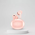 TV, Audio-Video si Foto - Portabile audio - Casti audio - Casti wireless, DolphinMC®,Bluetooth 5.3,  Reducere dubla a zgomotului, Incarcare wireless,  Autonomie 24 h, Roz - Infinity.ro