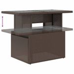 Casa si Gradina - Gradina si terasa - Mobilier exterior - Seturi mobila gradina - Set canapele de gradina cu perne, 6 piese, maro, poliratan - Infinity.ro