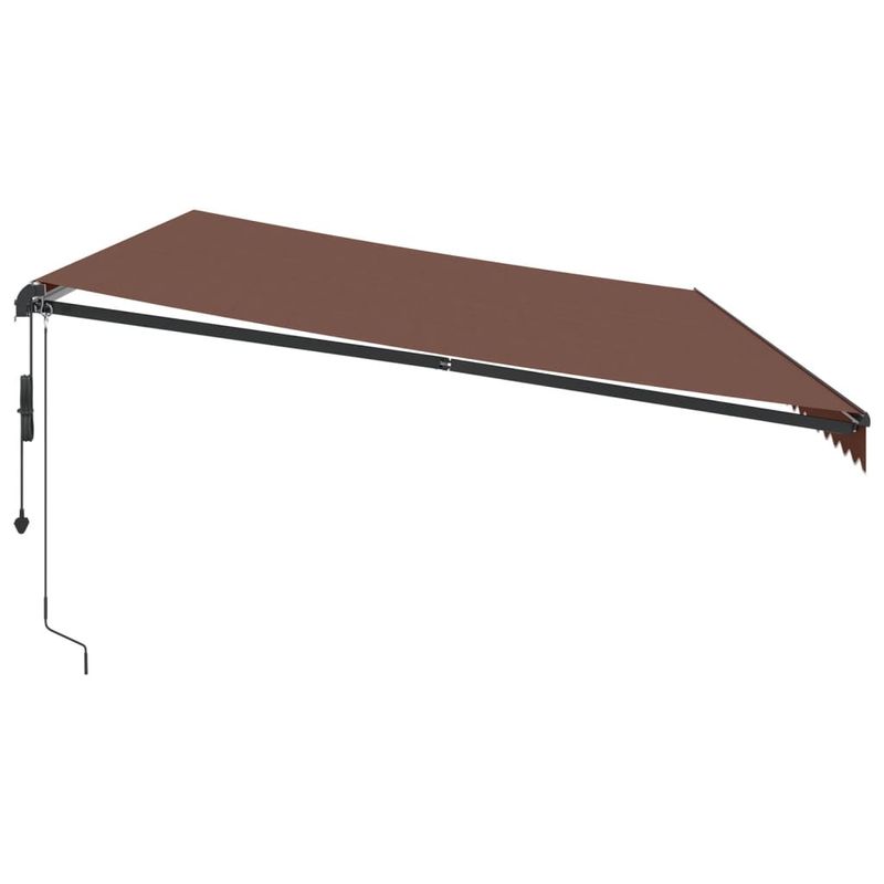 Casa si Gradina - Gradina si terasa - Umbrele si pavilioane - Umbrele - Copertina retractabila automat, maro, 600x300 cm - Infinity.ro
