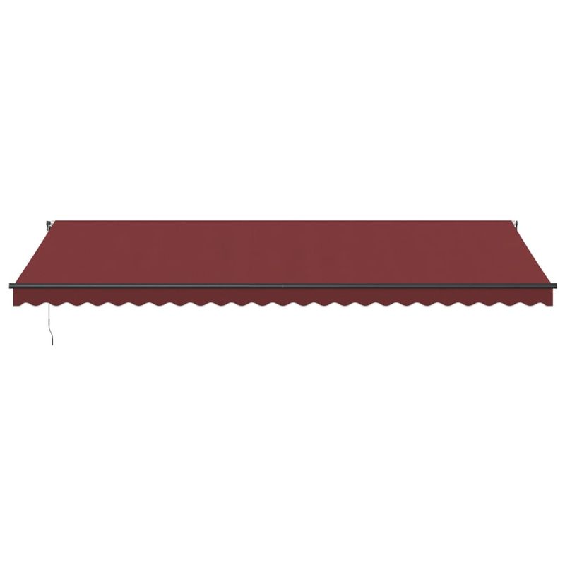 Casa si Gradina - Gradina si terasa - Umbrele si pavilioane - Umbrele - Copertina retractabila automat cu LED-uri, visiniu, 600x300 cm - Infinity.ro