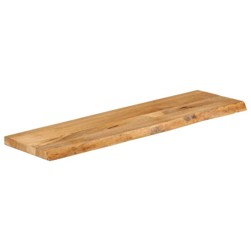 Casa si Gradina - Mobilier - Feronerie si accesorii mobila - Blat de masa contur organic 120x40x3,8 cm lemn masiv de mango, natural - Infinity.ro