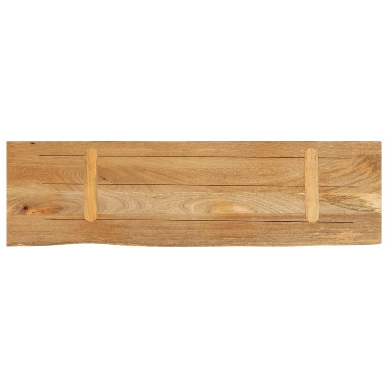 Casa si Gradina - Mobilier - Feronerie si accesorii mobila - Blat de masa contur organic 120x40x3,8 cm lemn masiv de mango, natural - Infinity.ro