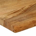 Casa si Gradina - Mobilier - Feronerie si accesorii mobila - Blat de masa contur organic 120x40x3,8 cm lemn masiv de mango, natural - Infinity.ro