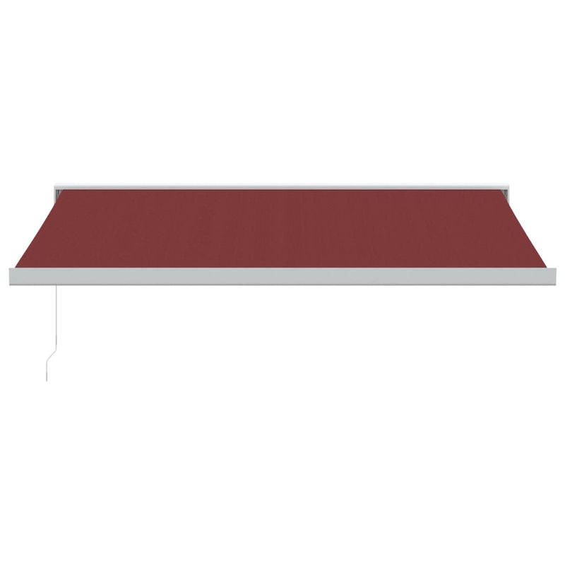 Casa si Gradina - Gradina si terasa - Umbrele si pavilioane - Umbrele - Copertina retractabila manual, visiniu, 450x300 cm - Infinity.ro