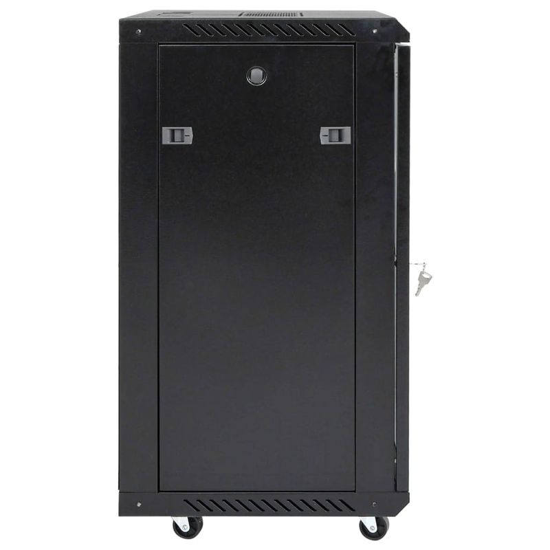 PC, gaming si accesorii - Componente PC - Componente - Hard Disk-uri - Dulap server, picioare pivotante, 18U, 19" IP20 53x40x80 cm, negru - Infinity.ro