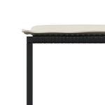 Casa si Gradina - Gradina si terasa - Mobilier exterior - Scaune si sezlonguri gradina - Scaune gradina cu perne, 4 buc. negru, poliratan - Infinity.ro