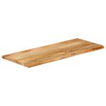 Casa si Gradina - Mobilier - Feronerie si accesorii mobila - Blat de masa contur organic 140x60x3,8 cm lemn masiv de mango, natural - Infinity.ro