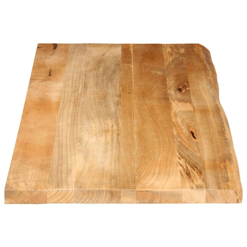 Casa si Gradina - Mobilier - Feronerie si accesorii mobila - Blat de masa contur organic 140x60x3,8 cm lemn masiv de mango, natural - Infinity.ro