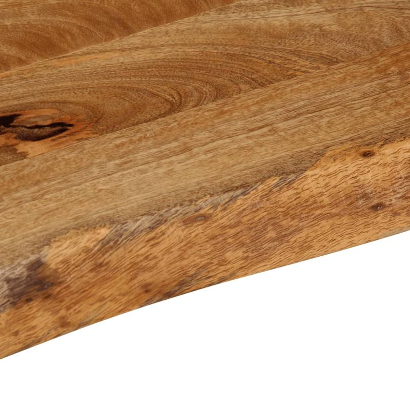 Casa si Gradina - Mobilier - Feronerie si accesorii mobila - Blat de masa contur organic 140x60x3,8 cm lemn masiv de mango, natural - Infinity.ro