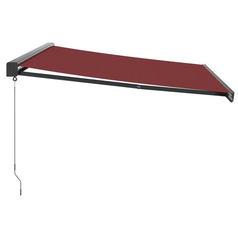 Casa si Gradina - Gradina si terasa - Umbrele si pavilioane - Umbrele - Copertina retractabila manual, visiniu, 450x300 cm - Infinity.ro