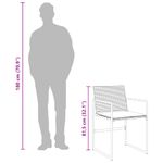 Casa si Gradina - Gradina si terasa - Mobilier exterior - Scaune si sezlonguri gradina - Scaune de gradina cu perne, 4 buc., negru, poliratan - Infinity.ro