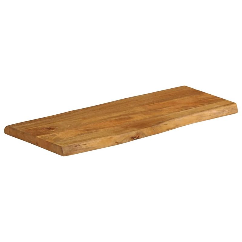 Casa si Gradina - Mobilier - Feronerie si accesorii mobila - Blat masa cu margini, 80x40x3,8 cm, lemn masiv mango (finisaj stejar) - Infinity.ro