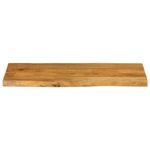 Casa si Gradina - Mobilier - Feronerie si accesorii mobila - Blat masa cu margini, 80x40x3,8 cm, lemn masiv mango (finisaj stejar) - Infinity.ro