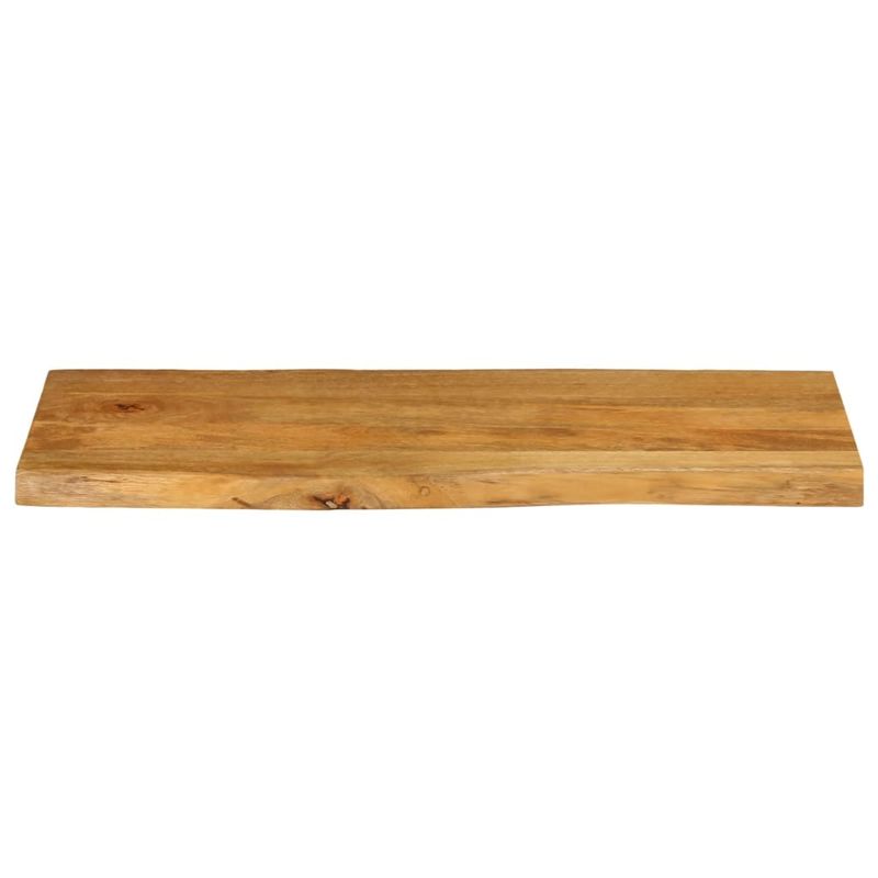 Casa si Gradina - Mobilier - Feronerie si accesorii mobila - Blat masa cu margini, 80x40x3,8 cm, lemn masiv mango (finisaj stejar) - Infinity.ro