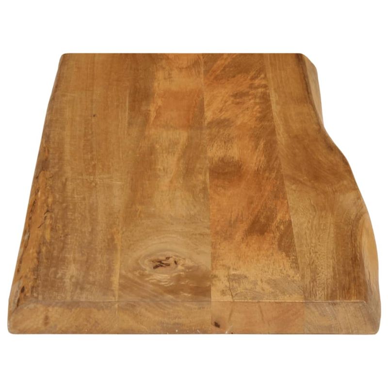 Casa si Gradina - Mobilier - Feronerie si accesorii mobila - Blat masa cu margini, 80x40x3,8 cm, lemn masiv mango (finisaj stejar) - Infinity.ro