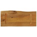 Casa si Gradina - Mobilier - Feronerie si accesorii mobila - Blat masa cu margini, 80x40x3,8 cm, lemn masiv mango (finisaj stejar) - Infinity.ro