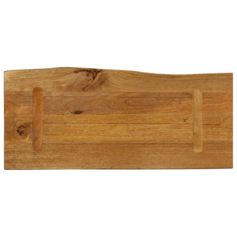 Casa si Gradina - Mobilier - Feronerie si accesorii mobila - Blat masa cu margini, 80x40x3,8 cm, lemn masiv mango (finisaj stejar) - Infinity.ro