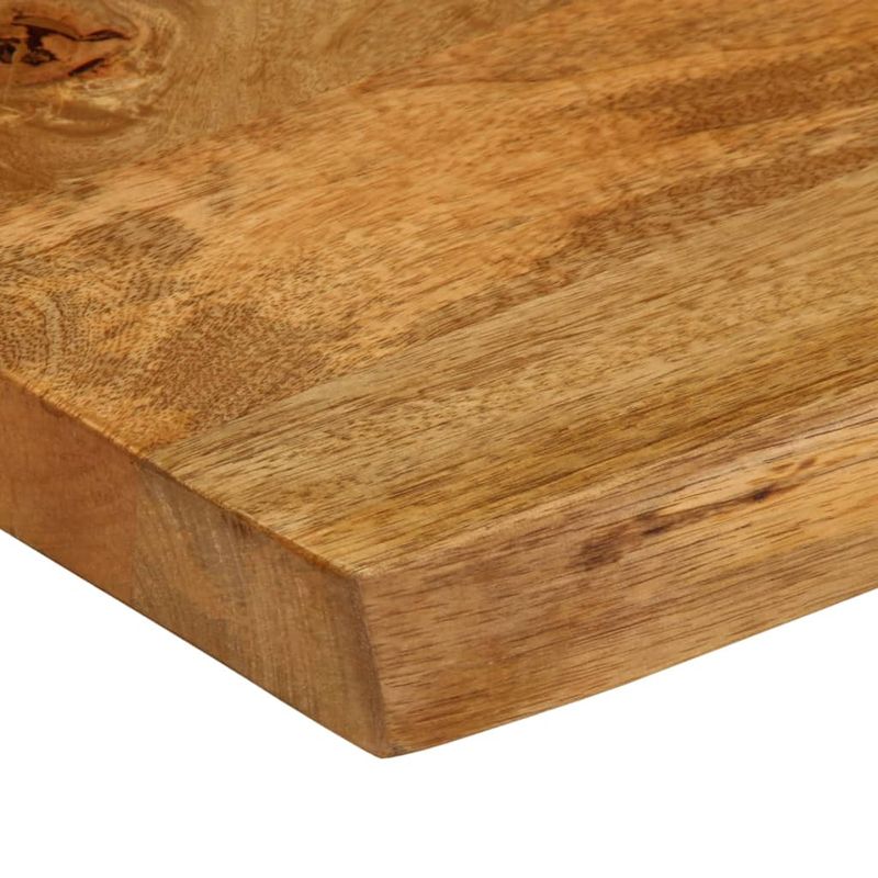 Casa si Gradina - Mobilier - Feronerie si accesorii mobila - Blat masa cu margini, 80x40x3,8 cm, lemn masiv mango (finisaj stejar) - Infinity.ro
