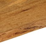 Casa si Gradina - Mobilier - Feronerie si accesorii mobila - Blat masa cu margini, 80x40x3,8 cm, lemn masiv mango (finisaj stejar) - Infinity.ro