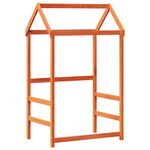 Casa si Gradina - Mobilier - Paturi si accesorii - Paturi - Set pat zi/banca acoperis maro ceruit 90x200cm lemn masiv pin - Infinity.ro
