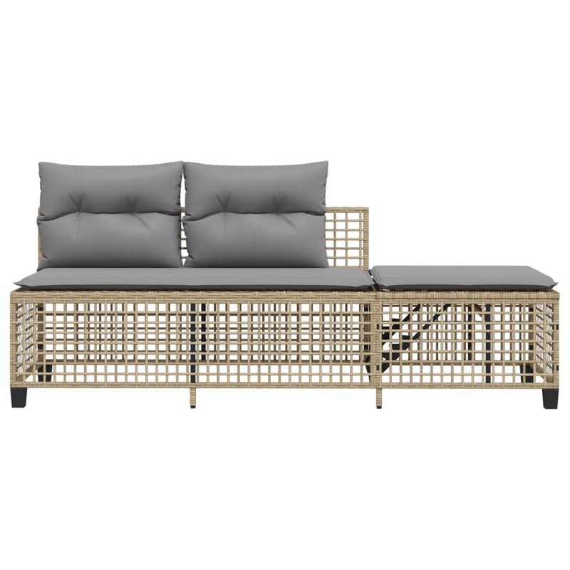 Casa si Gradina - Gradina si terasa - Mobilier exterior - Canapele si fotolii gradina - Set mobilier coltar de gradina cu perne 3 piese bej combinat poliratan - Infinity.ro