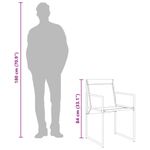 Casa si Gradina - Gradina si terasa - Mobilier exterior - Seturi mobila gradina - Set mobilier de gradina, 11 piese, negru, textilena - Infinity.ro