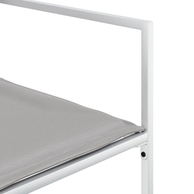 Casa si Gradina - Gradina si terasa - Mobilier exterior - Seturi mobila gradina - Set mobilier de gradina, 11 piese, cu perne, alb, textilena - Infinity.ro