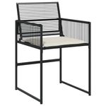 Casa si Gradina - Gradina si terasa - Mobilier exterior - Seturi mobila gradina - Set mobilier de gradina cu perne, 15 piese, negru, poliratan - Infinity.ro