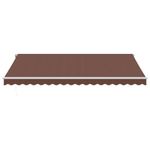 Casa si Gradina - Gradina si terasa - Umbrele si pavilioane - Umbrele - Copertina retractabila automat cu LED, maro, 450x350 cm - Infinity.ro