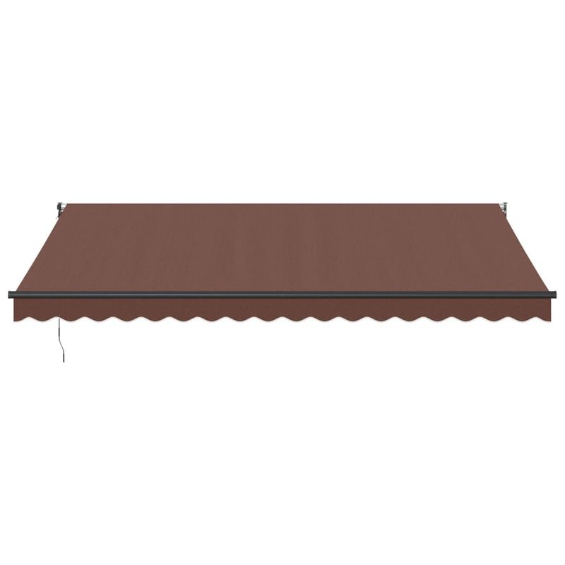 Casa si Gradina - Gradina si terasa - Umbrele si pavilioane - Umbrele - Copertina retractabila automat, maro, 450x300 cm - Infinity.ro